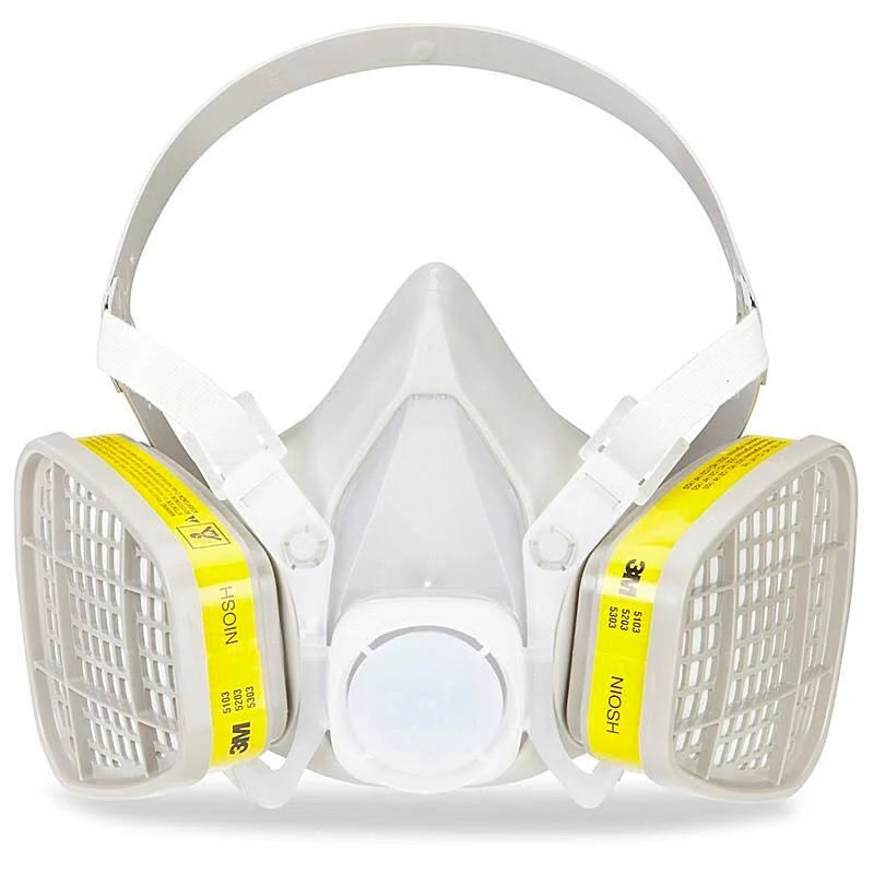 Half Facepiece Disposable Respirator, Organic Vapor/Acid Gas, Small J734372