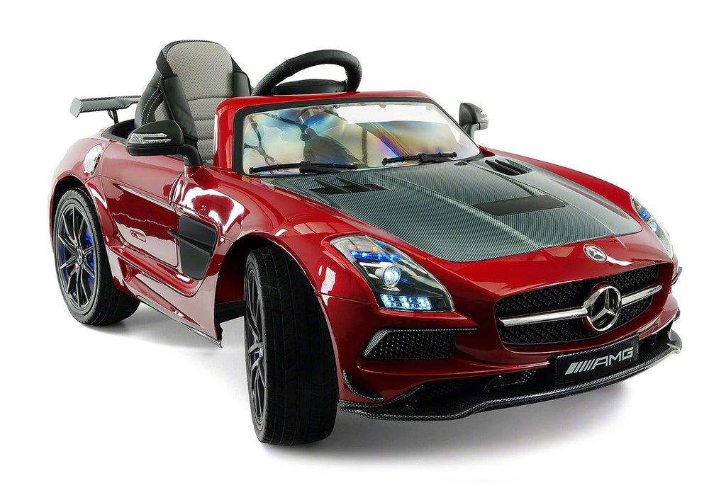 Cherry Red 12V Kids Ride-On Car with Parental Remote D153557