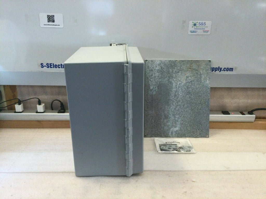 NEMA 4X Fiberglass Enclosure with Window Quick Release Cover F9515
