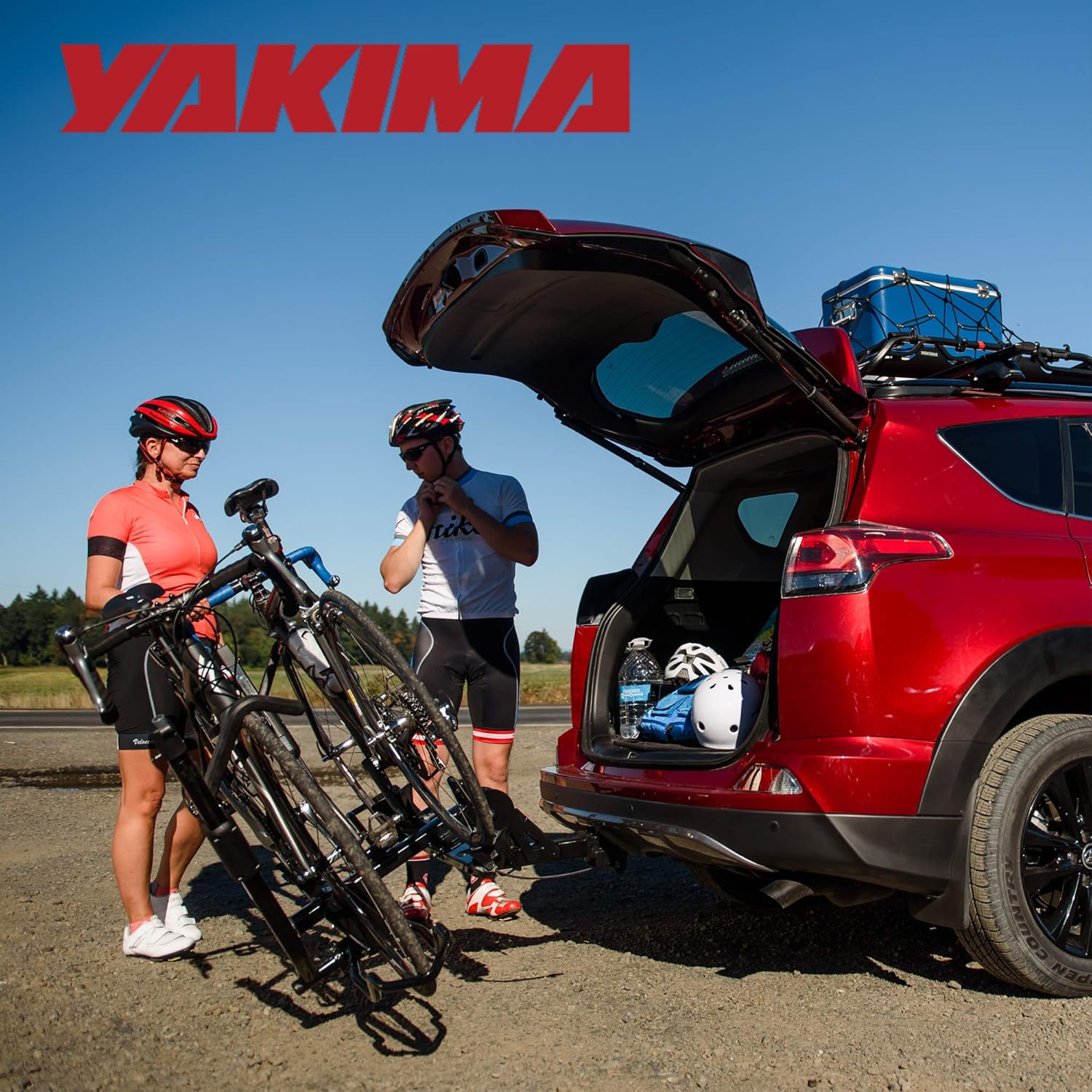 2 Bike Capacity Hitch Mounted Tray Bike Rack B59498
