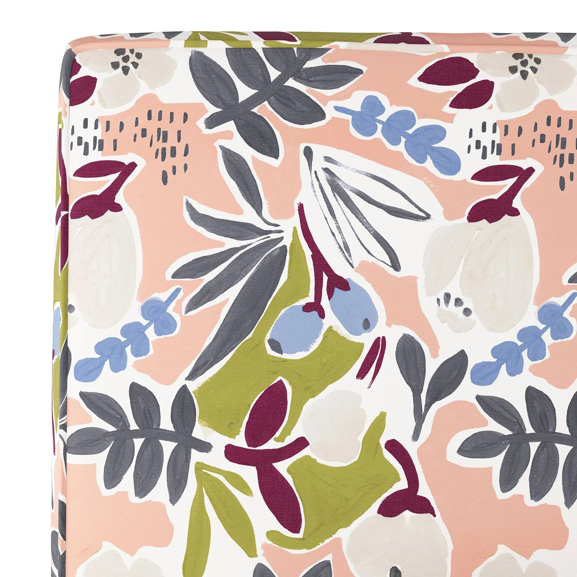 California King Headboard Peach Floral Z63930