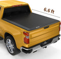 Soft Tri-fold Truck Bed Tonneau Cover for 2019-2022 Chevy Silverado/GMC Sierra 1500, 6.6 ft Bed P855