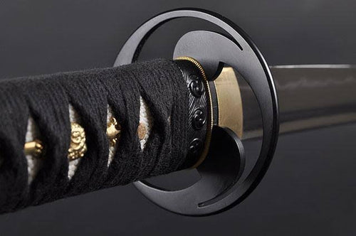 1045 Carbon Steel Hand Forged Clay Tempered Full Tang Samurai Katana I945409