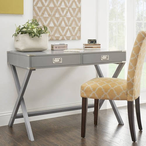 Gray X-Base Campaign Desk K36269