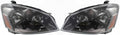 Headlight Assembly Pair for Nissan Altima 2005 2006 Halogen J567570