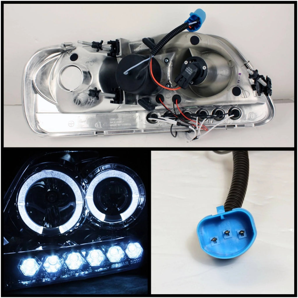 Halo LED Projector Headlights Z8644