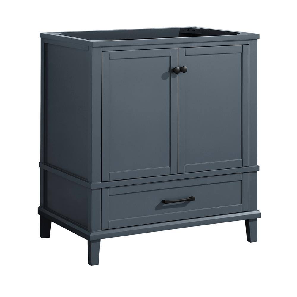 Dark Blue-Gray Bathroom Vanity Cabinet E233