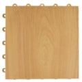 Maple Waterproof Interlocking Vinyl Floor Tiles (20 Sq. ft. 20-Pack) Y756335