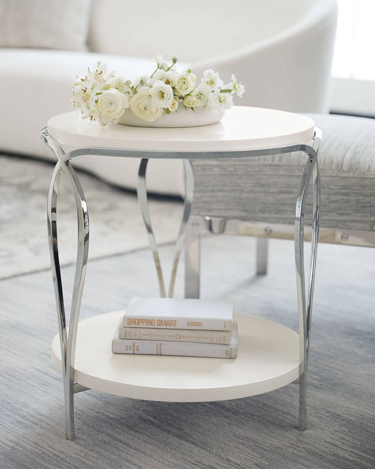 Metal Round Accent Table N525733