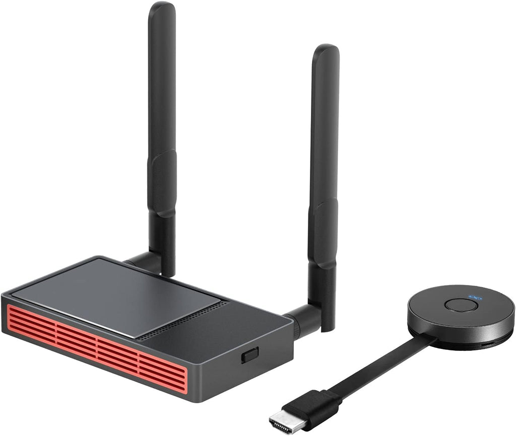 Wireless HDMI Transmitter and Receiver Kit, 4K @30Hz Streaming Video/Audio System Y4819