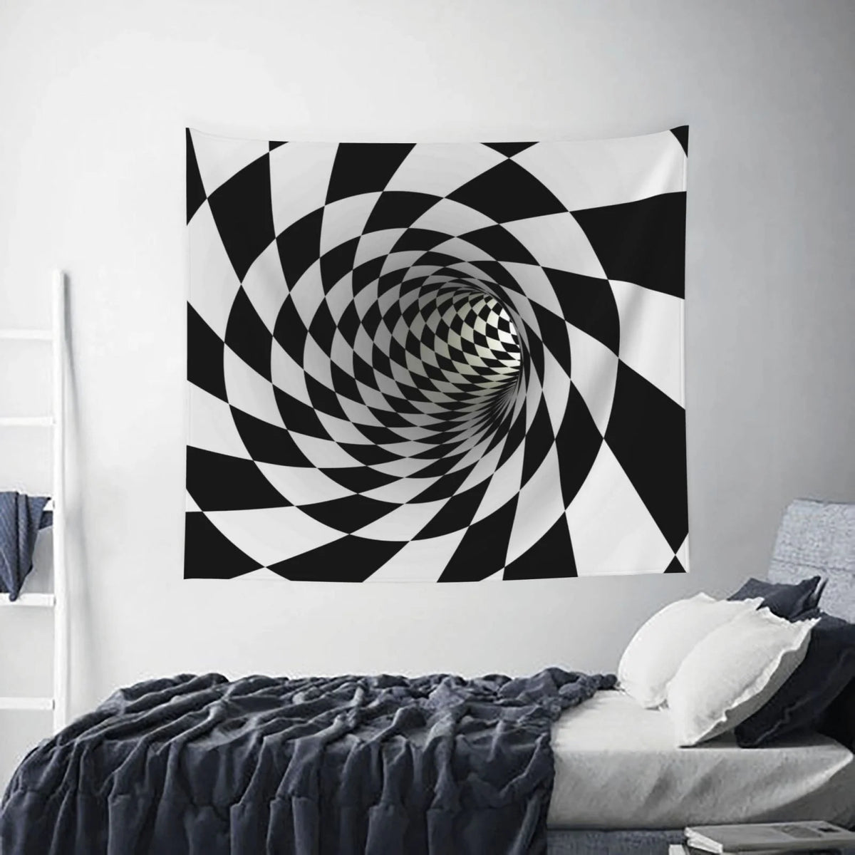 3D Vortex Illusion Tapestry Wall Hanging 60x51in G329