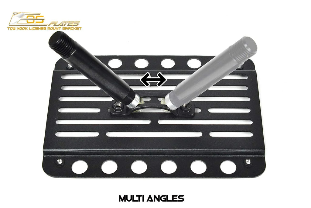 Replacement Front Bumper Tow Hook License Plate Relocator Mount Bracket V5033