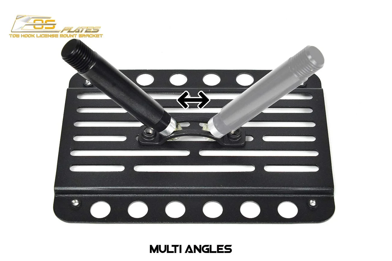 Replacement Front Bumper Tow Hook License Plate Relocator Mount Bracket V5033