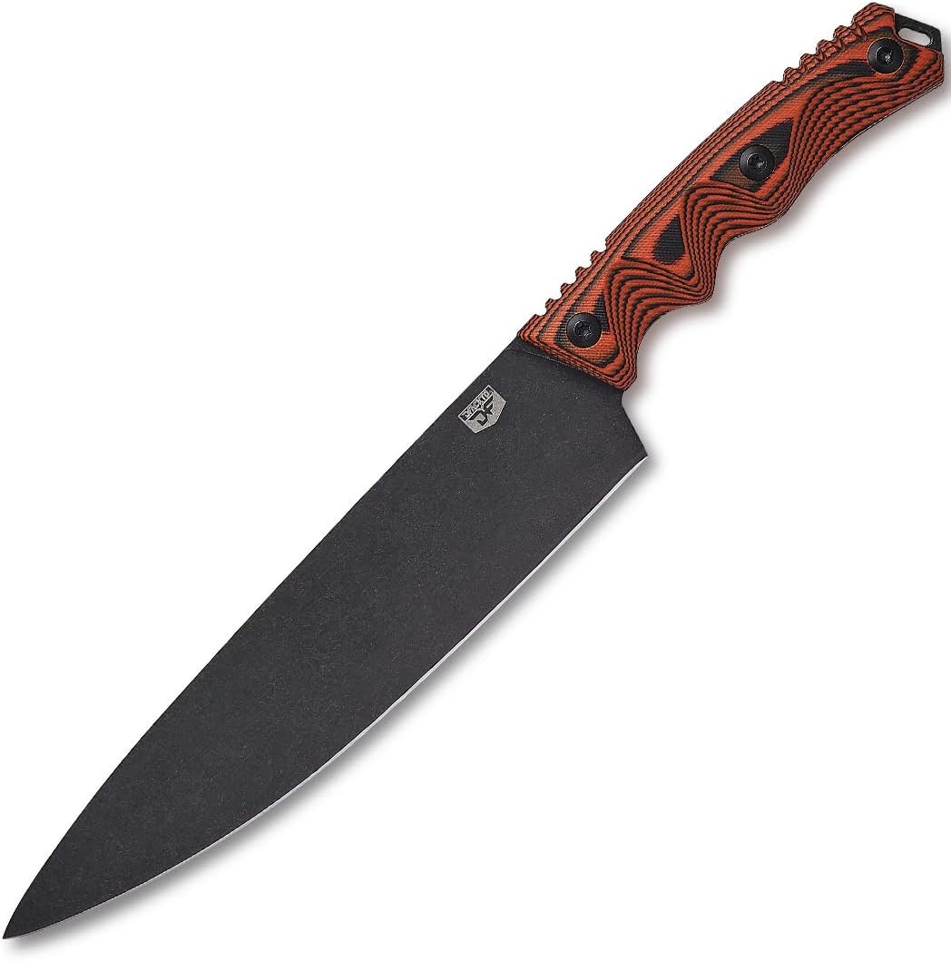 6-Inch Stainless Steel Full Tang Field Knife with Orange Handle X681615