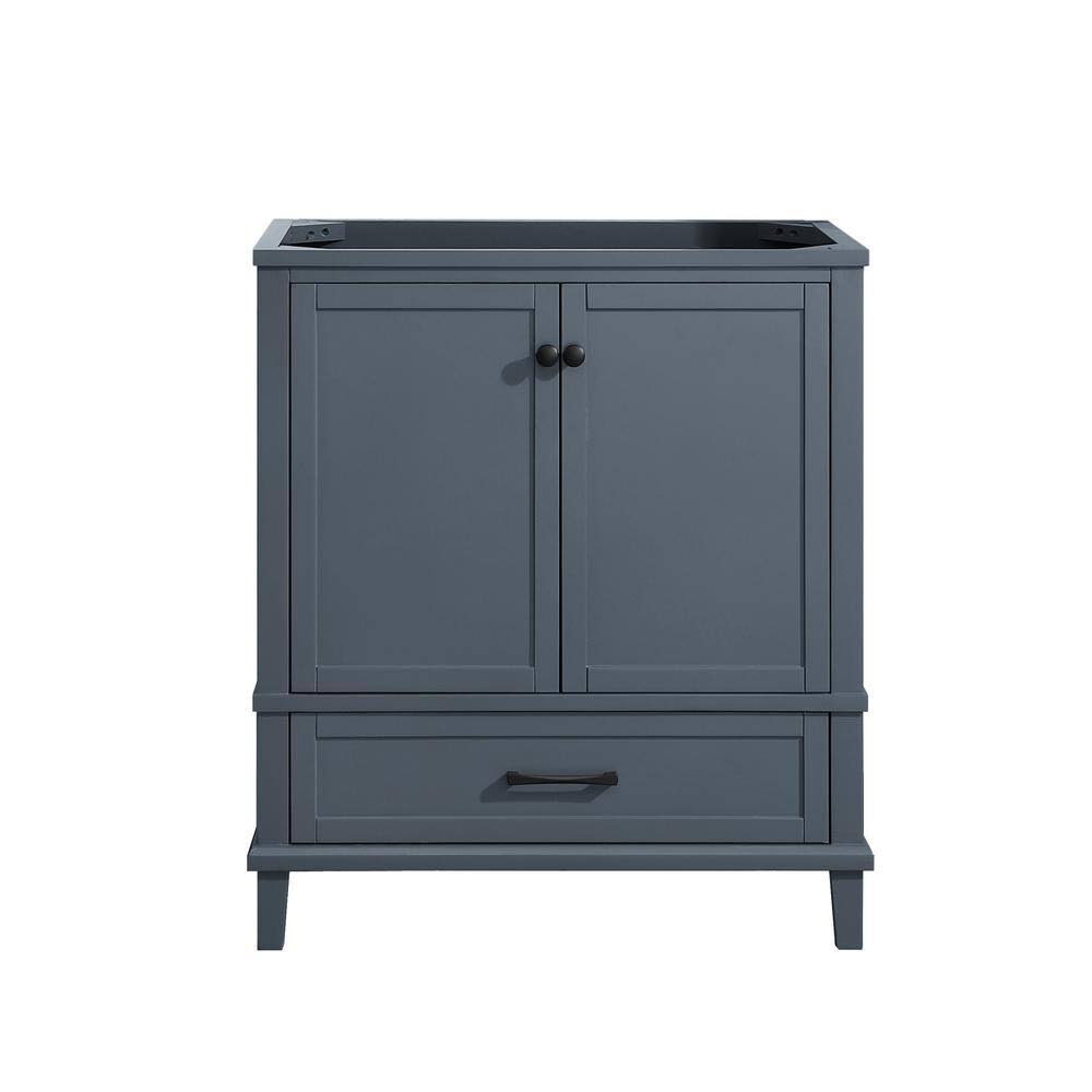 Dark Blue-Gray Bathroom Vanity Cabinet E233