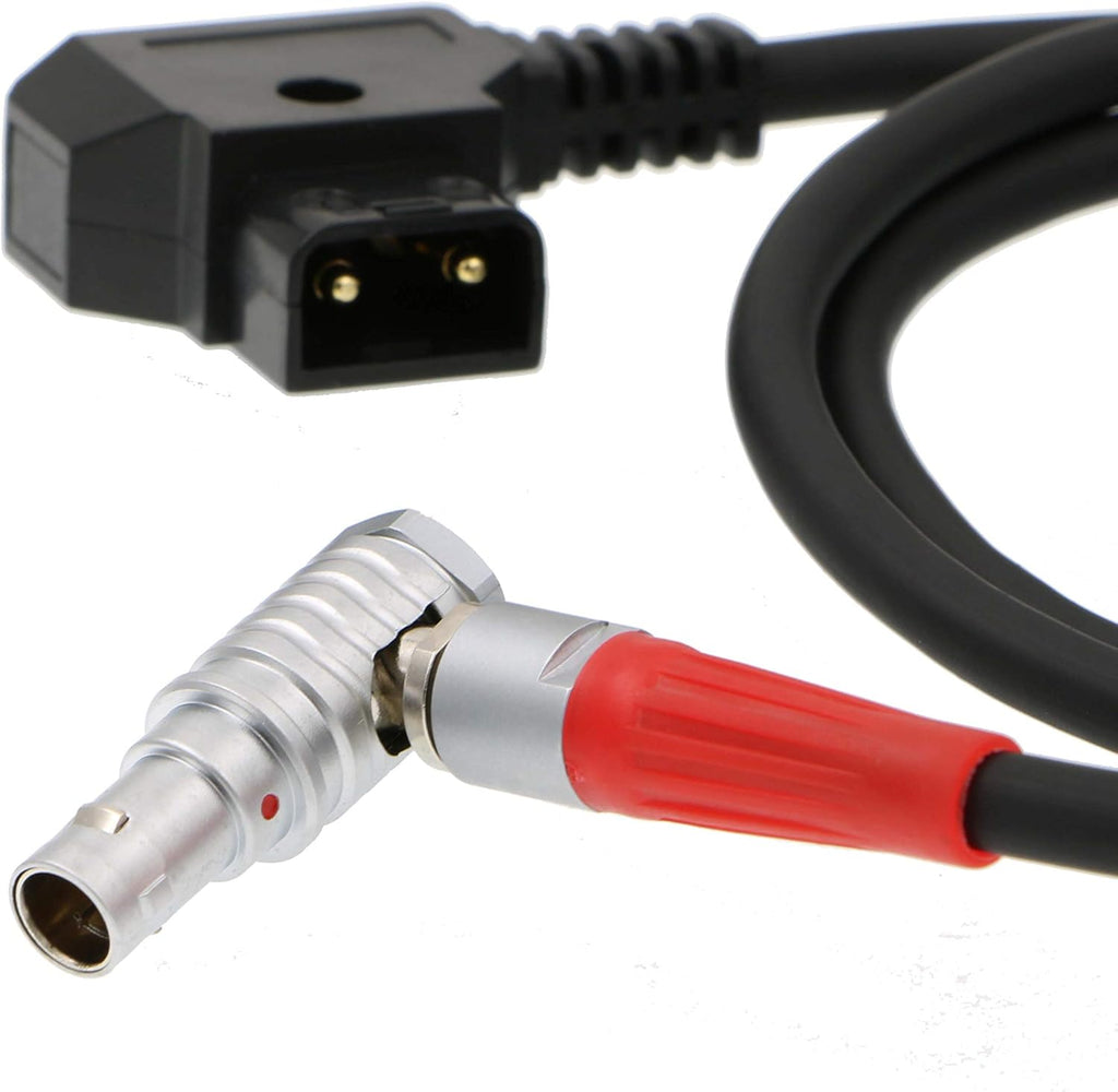2 Pin Rotate 180 Right Angle Male to D TAP Power Cable, Pack of 2 L677