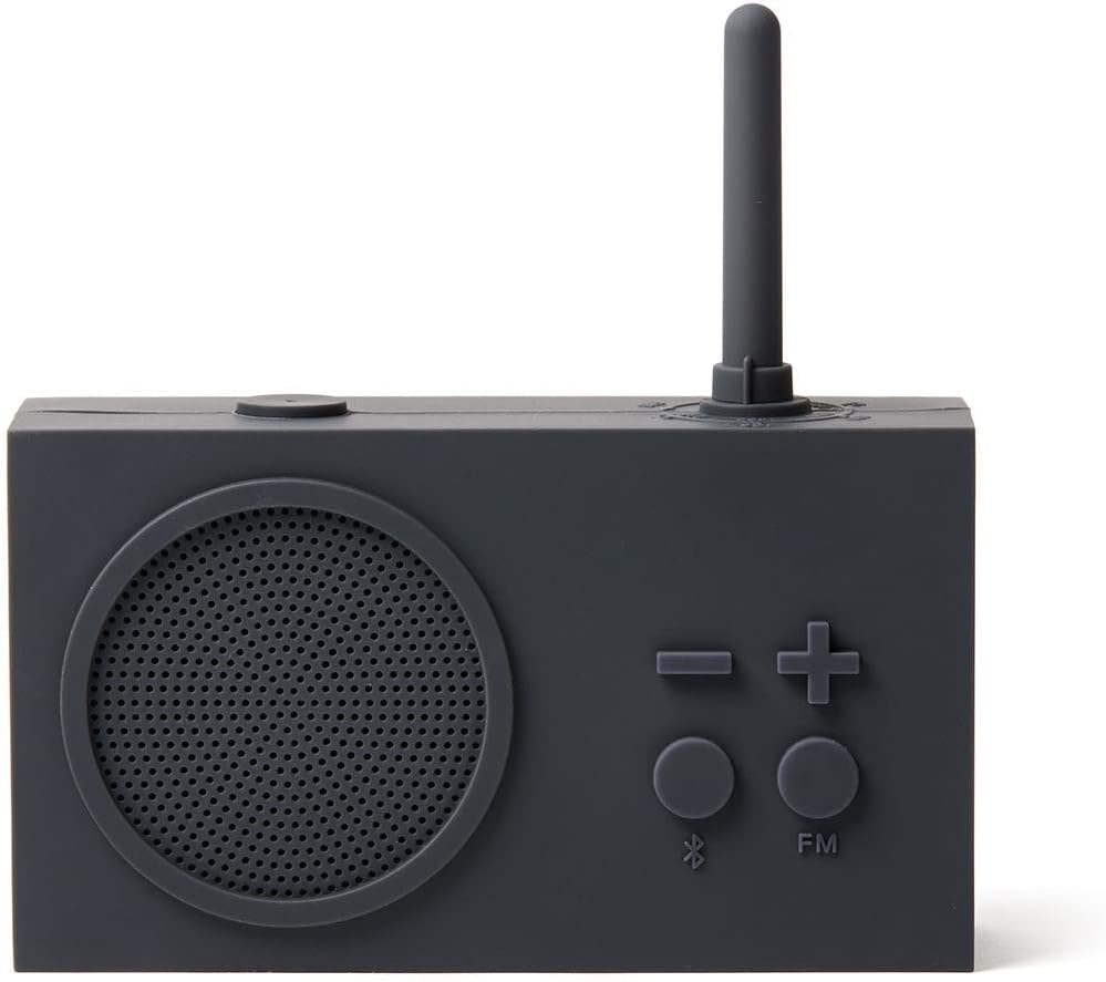 Blue Silicone Rubber FM Radio Bluetooth Speaker H9982