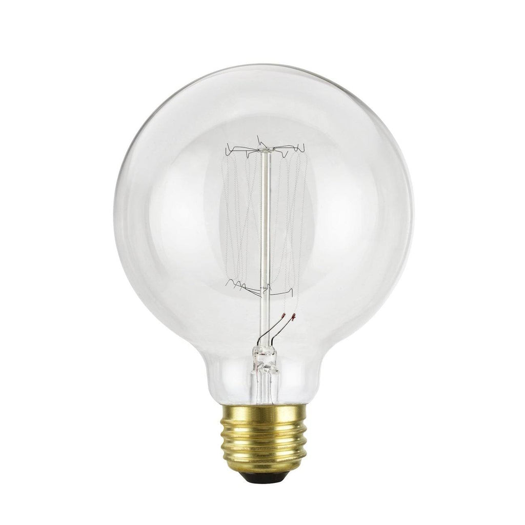 40W E26 Incandescent Edison Globe Light Bulb Set of 4 X49290