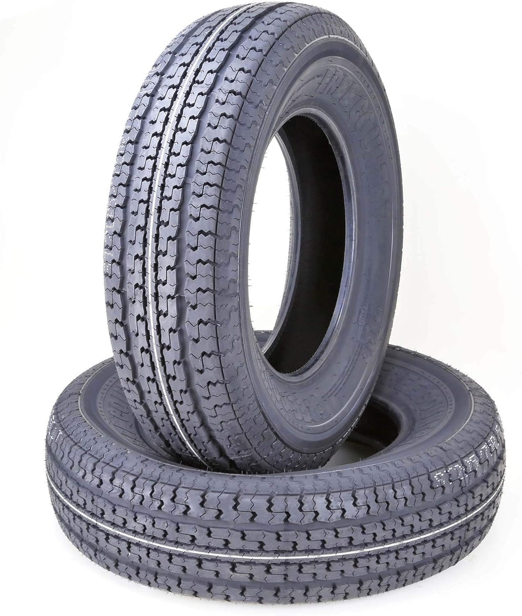 Set 3 Trailer Tires ST175/80R13 6PR Load Range C with Scuff Guard X900