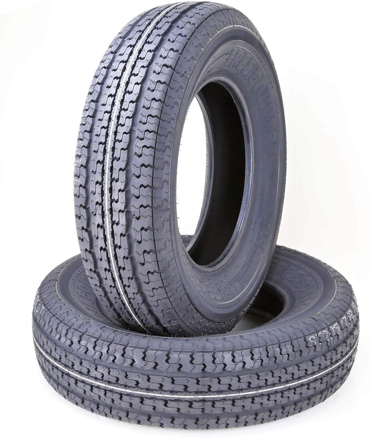 Set 3 Trailer Tires ST175/80R13 6PR Load Range C with Scuff Guard X900