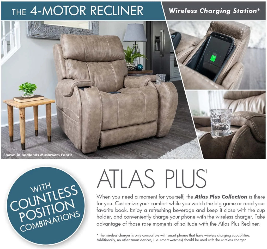 Walnut Power Lift Recliner R84825