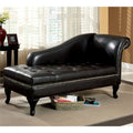 Black Storage Chaise H85710