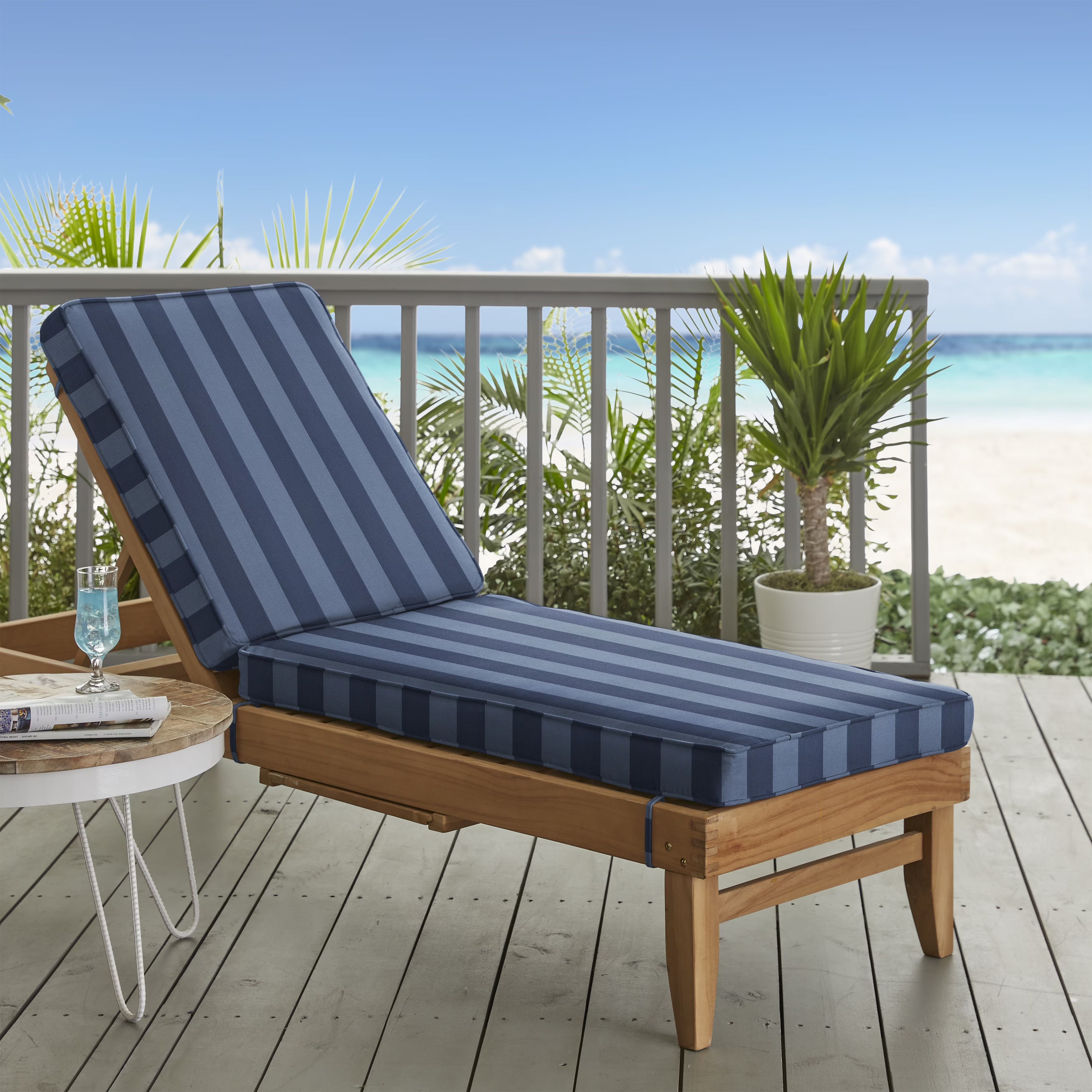 Capri Indoor/Outdoor Chaise Lounge Cushion L29852