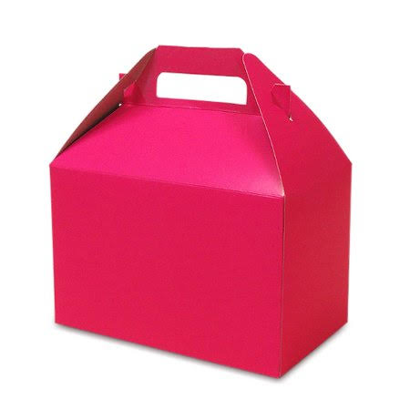 4 x 2-1/2 x 2-1/2 Sanded Hot Pink Gable Box O36230