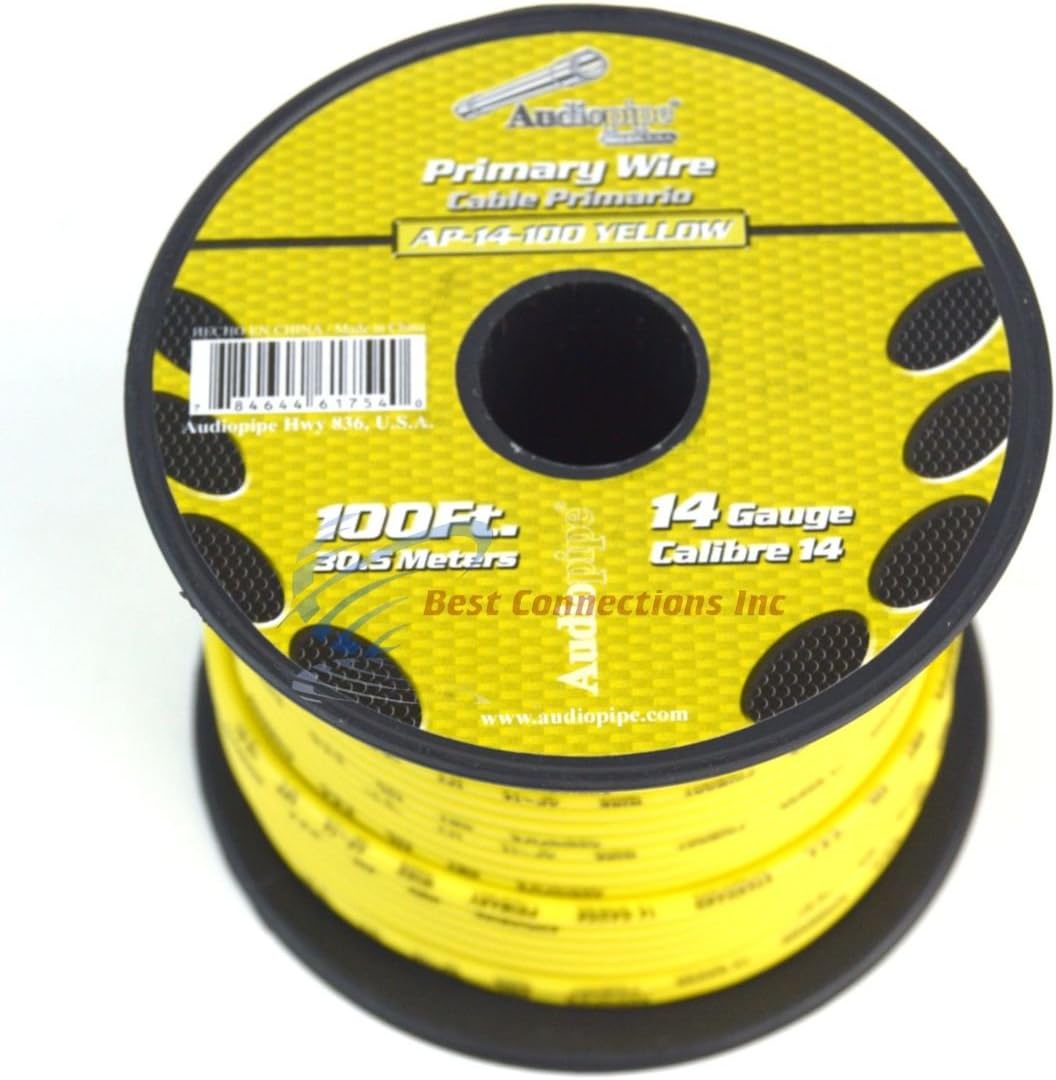 14 Gauge 11 Rolls 100 Feet Primary Power Ground Wire Remote Cable C631986