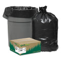 Black 55-60gal Recycled Can Liners, 100-carton V174