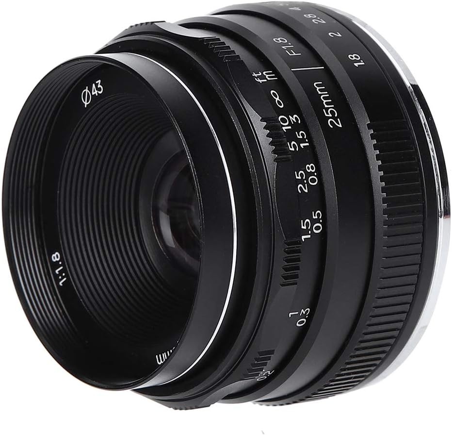25mm F1.8 M4/3 Mount Camera Lens, Pack of 2 G936