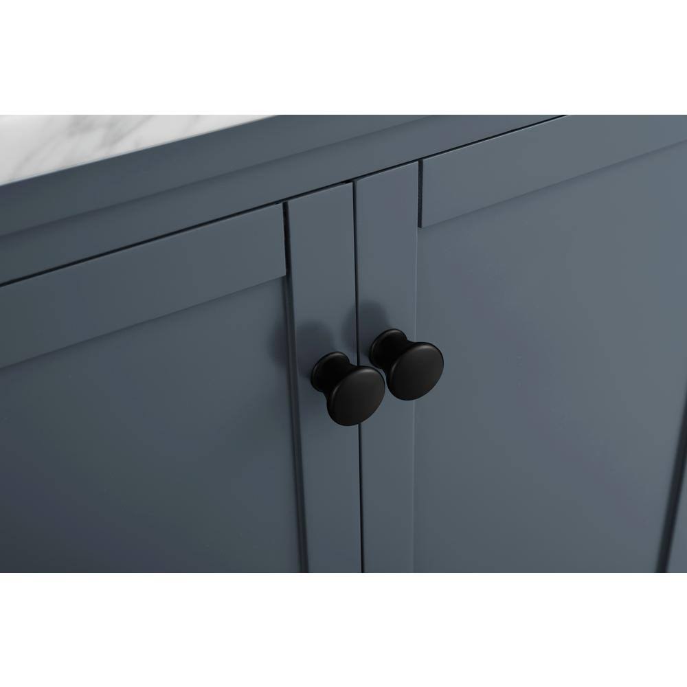Dark Blue-Gray Bathroom Vanity Cabinet E233