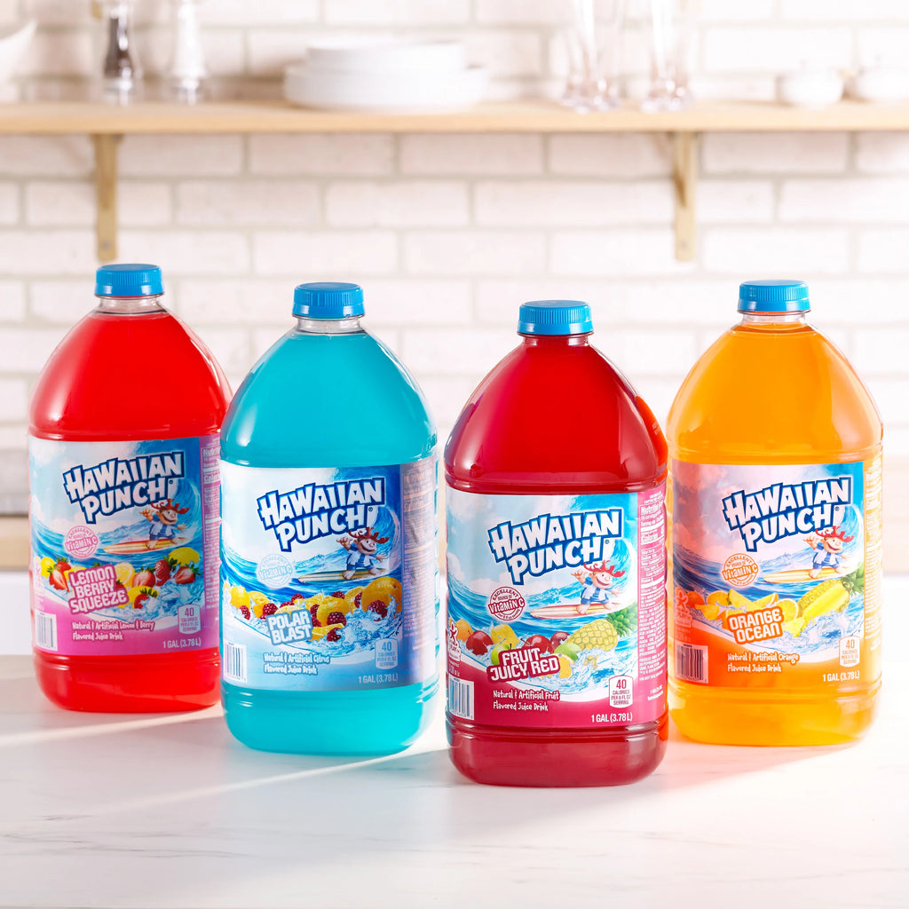 Berry Blue Typhoon Juice Drink, 1 gal bottle W150