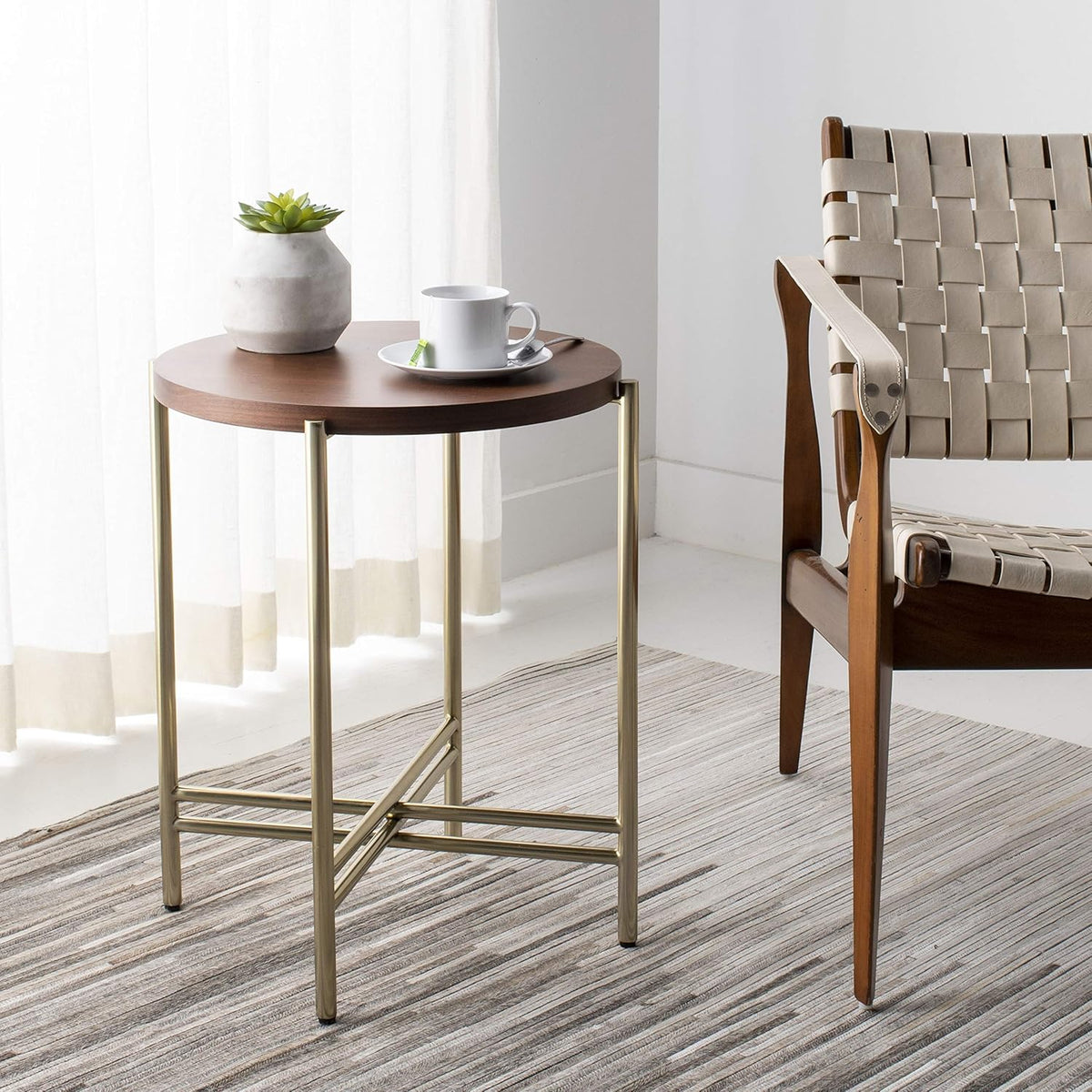 Round End Table Pack of 2 D1577