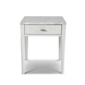 18x22 Square White Marble Side Table B85530