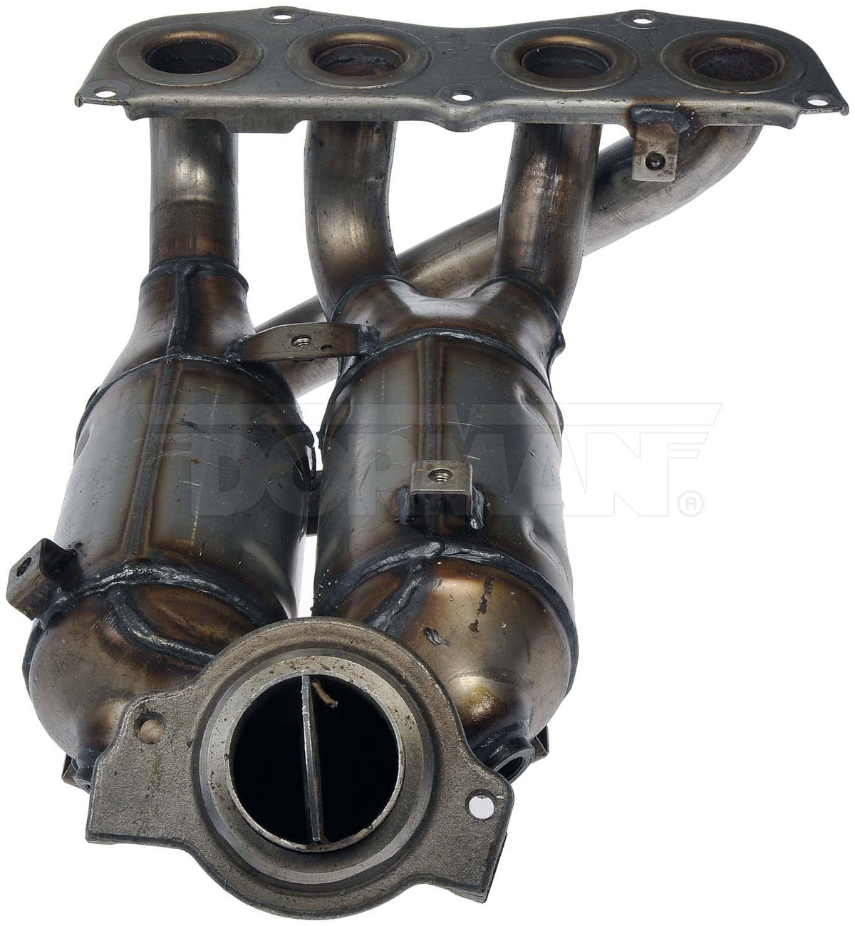 Catalytic Converter with Integrated Exhaust Manifold J829