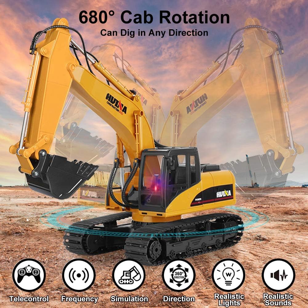 1/14 Scale 15 Channel 2.4Ghz RC Excavator C584