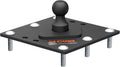 Over-Bed Fixed Ball Gooseneck Hitch, 30,000 lbs, 2-5/16-Inch, Black M3495