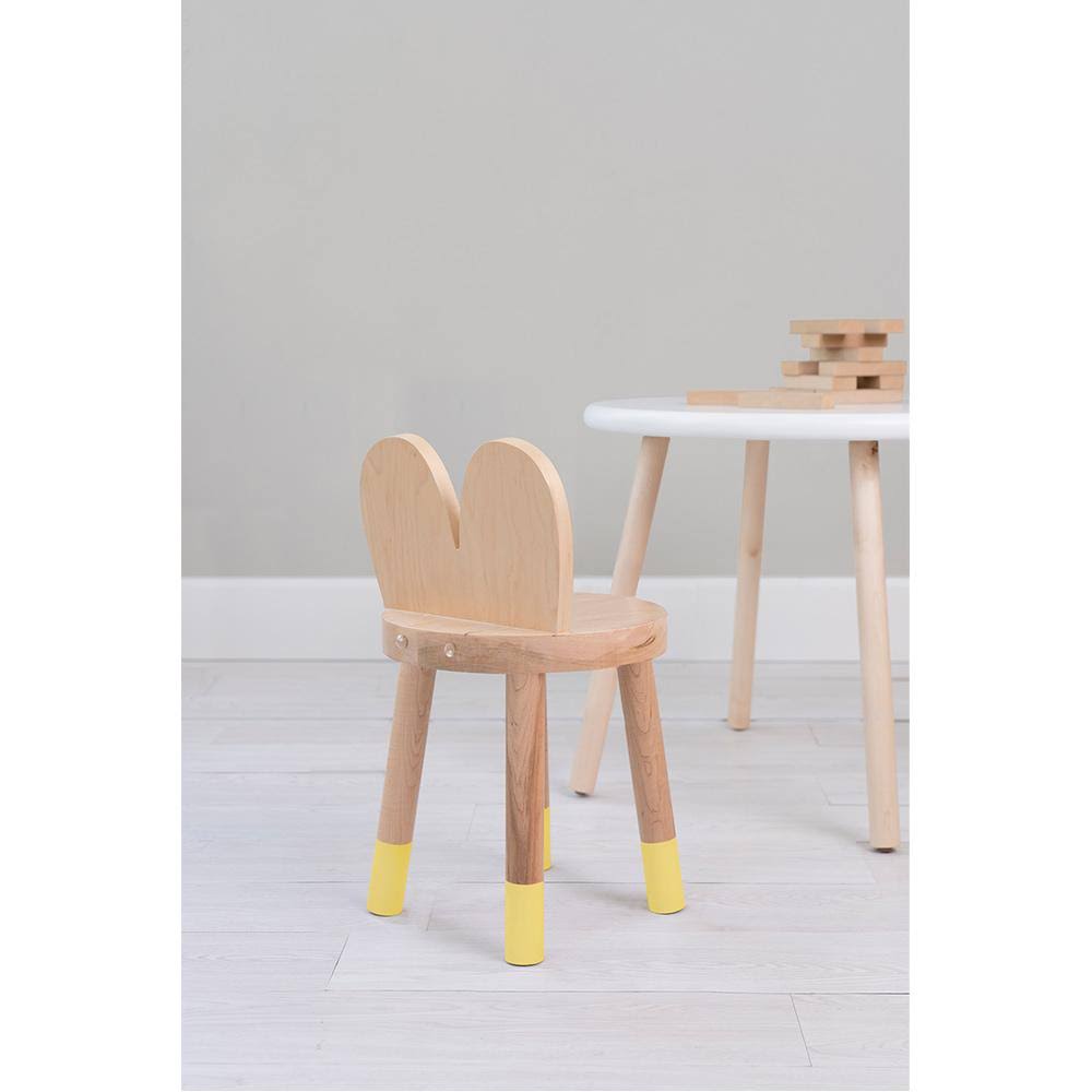 Yellow Kids Chair Set of 2 Q538