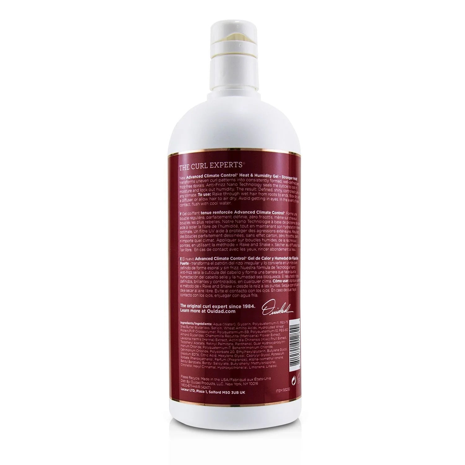 Heat & Humidity Gel, Stronger Hold, 1000ml S533781