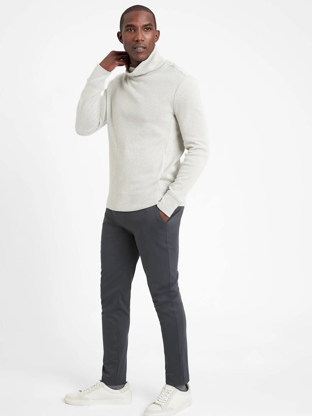 Slim Luxe City Pant Charcoal Gray 35W 32L X616