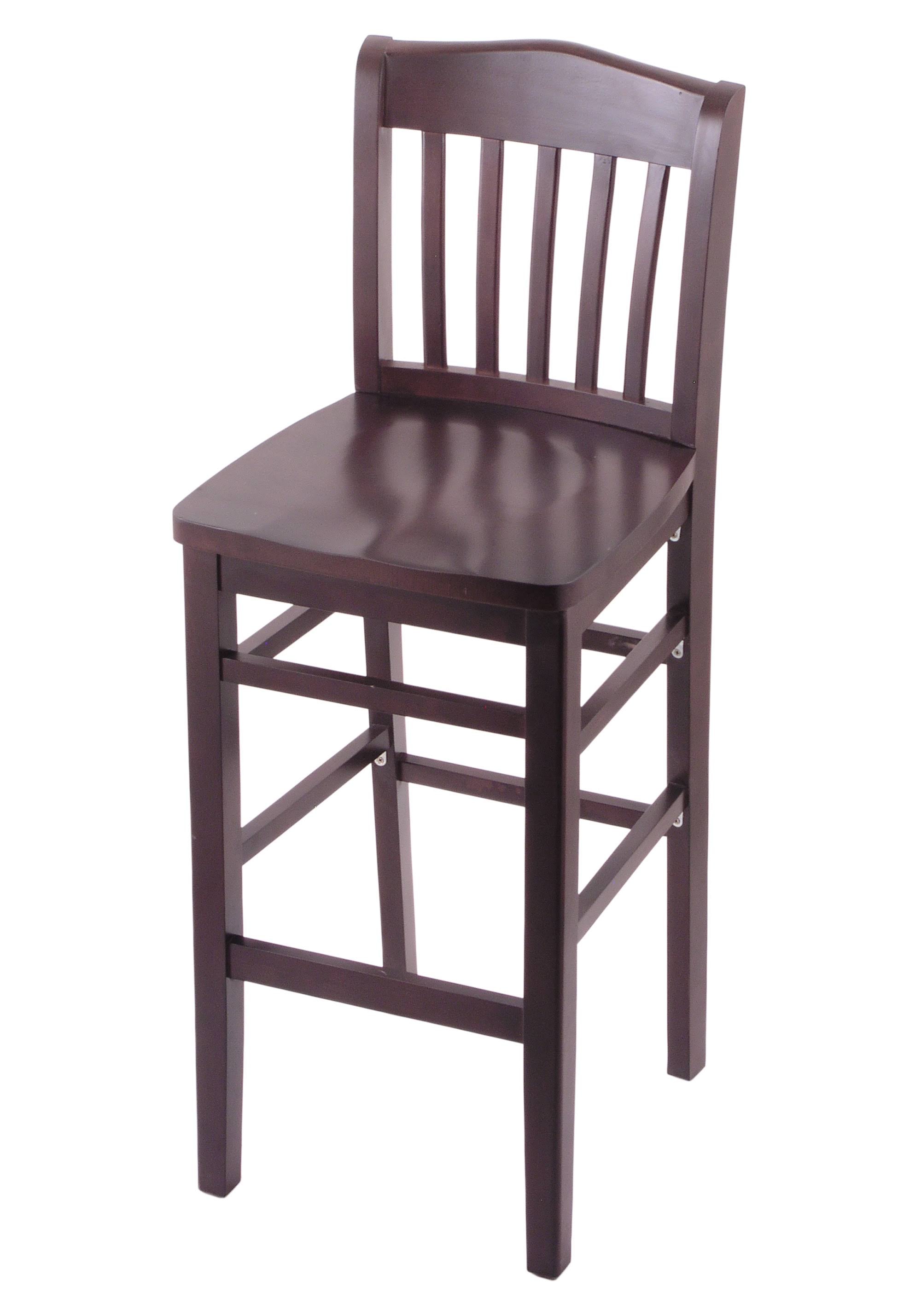 Dark Cherry Finish Bar Stool J79025