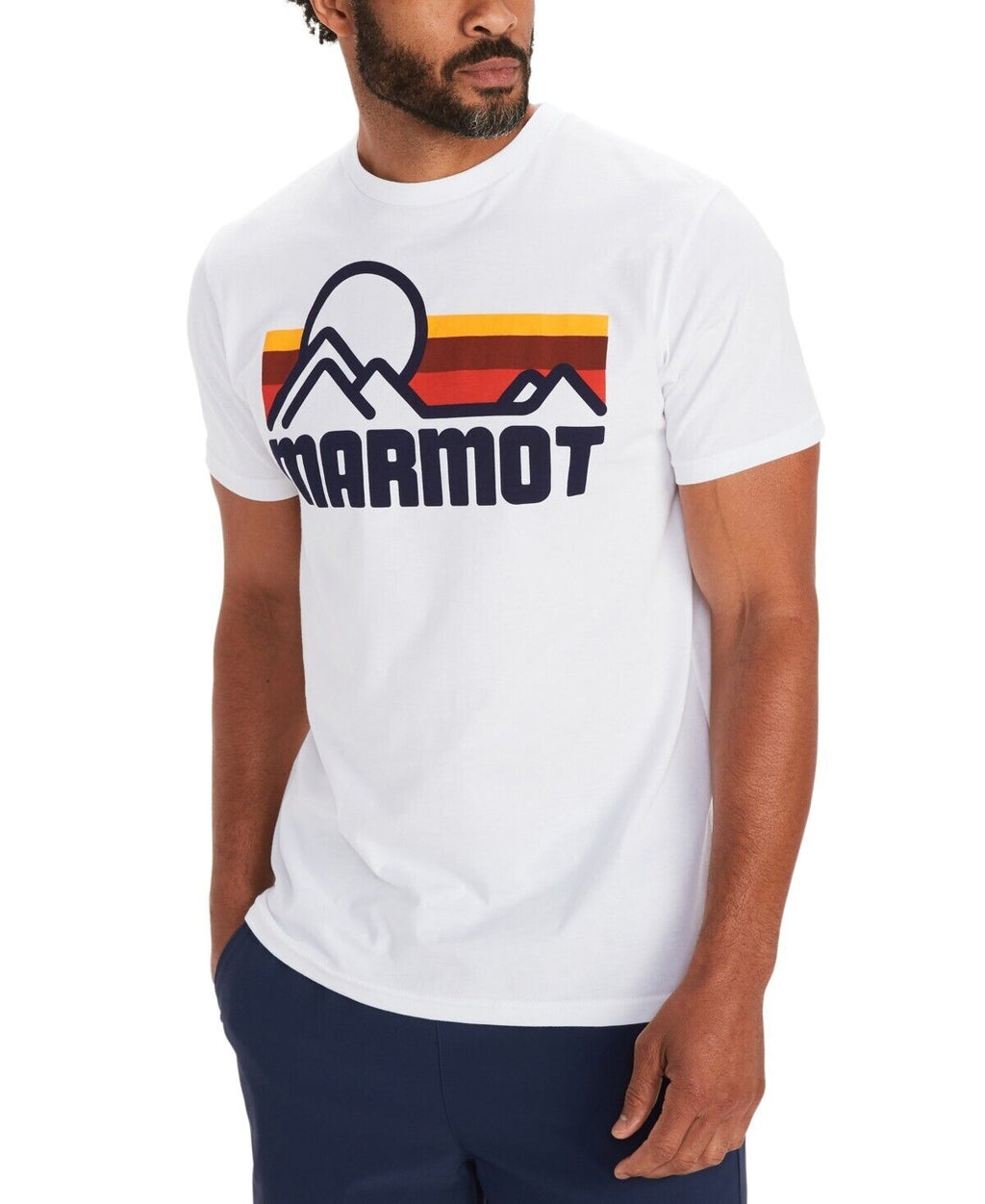 White Organic Cotton Short-Sleeve Graphic Tee N25943