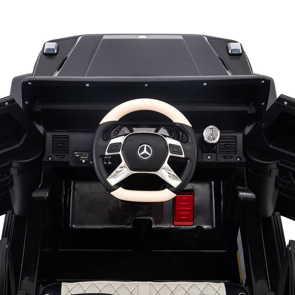 Black 12V Kids Ride-On Car with Parental Remote I808