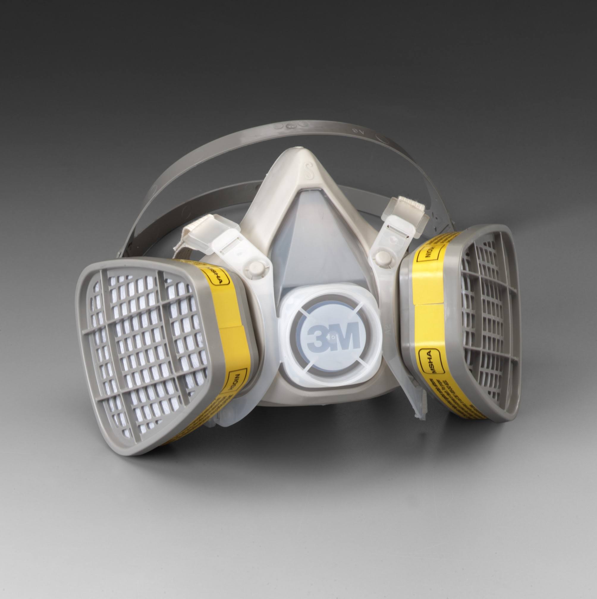 Half Facepiece Disposable Respirator, Organic Vapor/Acid Gas, Small J734372