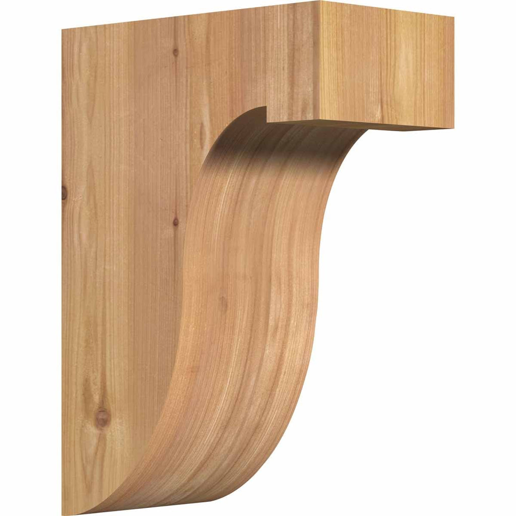 5 1/2x22W x 10x22D x 14x22H Western Red Cedar Corbel T966703