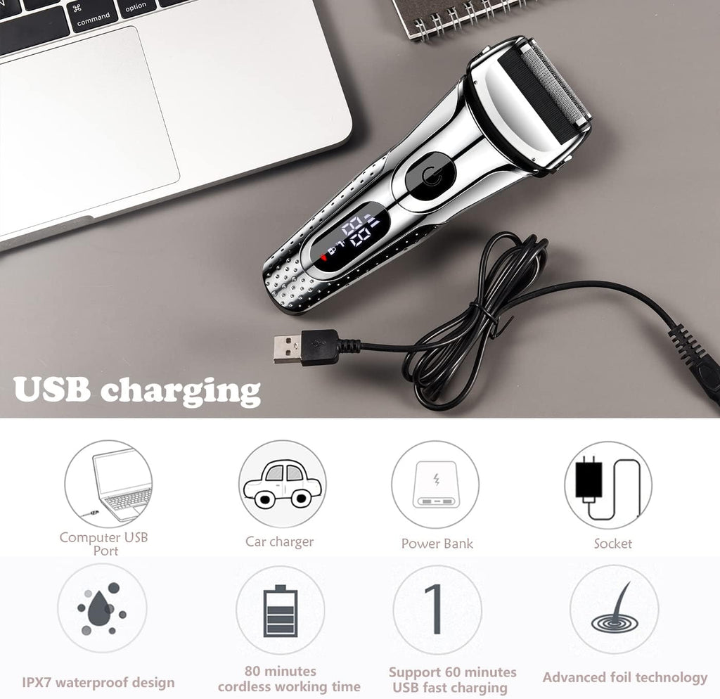 Silver Electric Foil Shaver, Pack of 2 O5515
