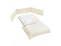 Beige Cotton 3 Piece Crib Bedding Set W826125