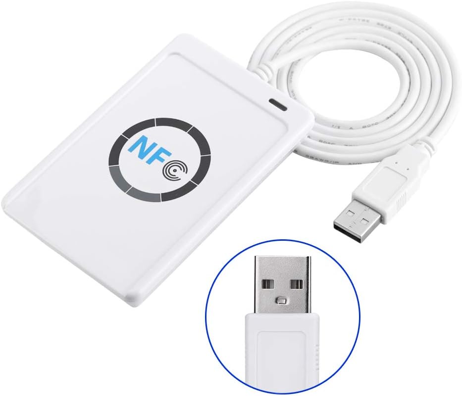 NFC RFID Contactless Smart Card Reader Writer with USB and 5X IC Card T65468