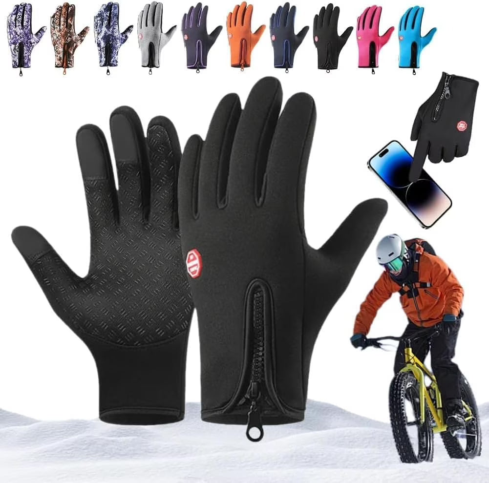 Waterproof Windproof Thermal Touchscreen Winter Gloves with Non-Slip Grip Z84319